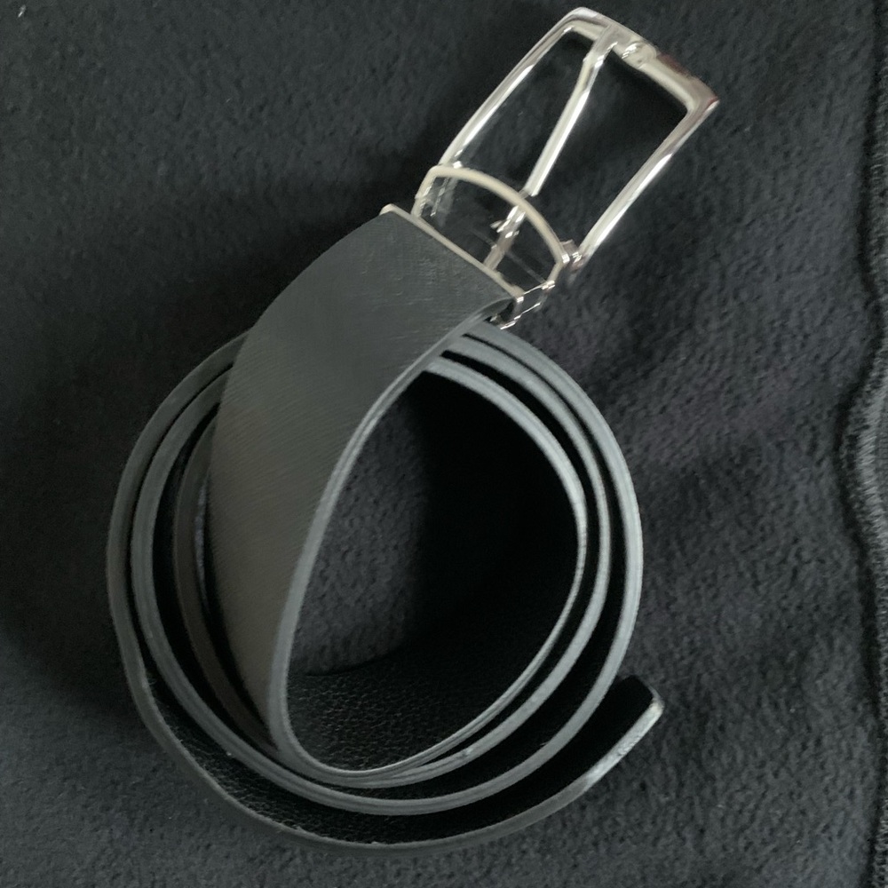 U.S. Polo Assn. Black Leather Belt